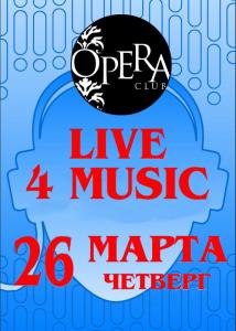 Club Opera - Live 4 Music